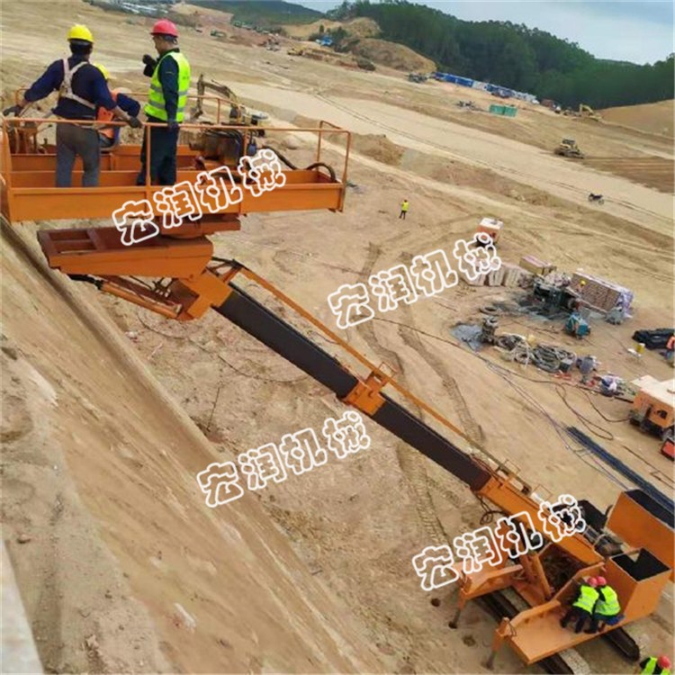建筑工程專用護坡錨固鉆機，高邊坡鉆機