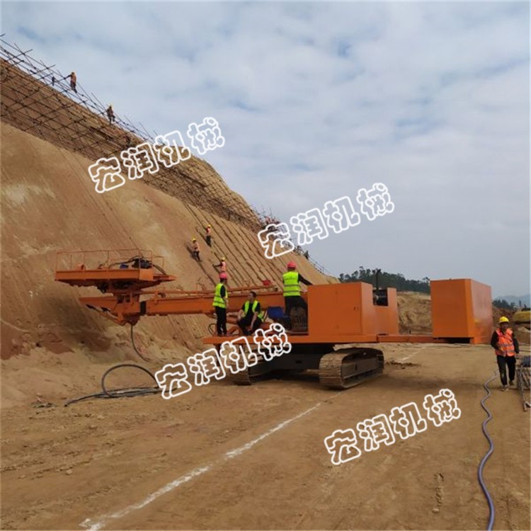 山體護(hù)坡鉆孔機(jī)，全液壓錨固鉆機(jī)現(xiàn)貨出售