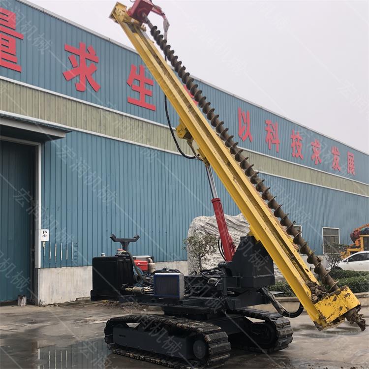 直銷(xiāo)光伏履帶鉆孔機(jī)，螺旋光伏鉆孔機(jī)